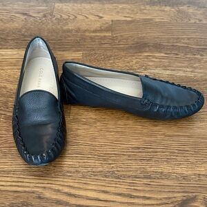 Cole Haan Women's Classic Black Leather Loafers